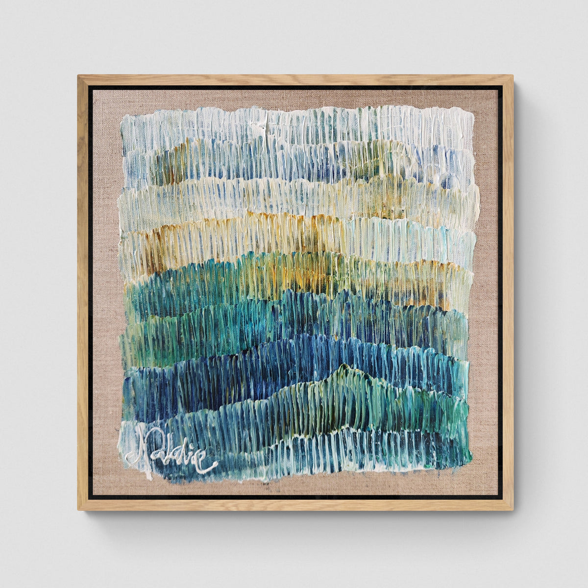 THE RIVER LEADS TO THE OCEAN | 30x30cm*