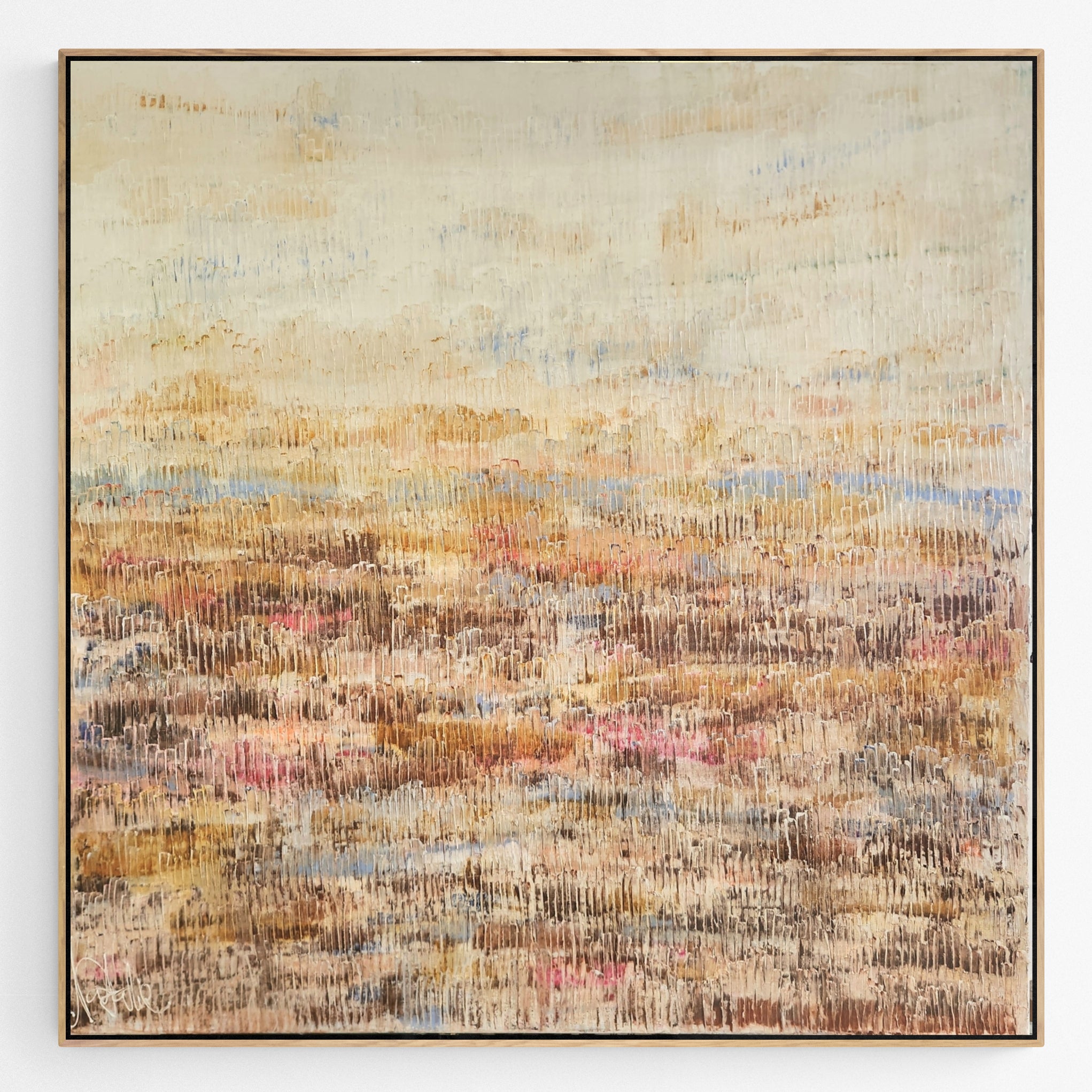 SILENCE SEEMS SO MUCH BETTER WITH YOU | 150x150cm