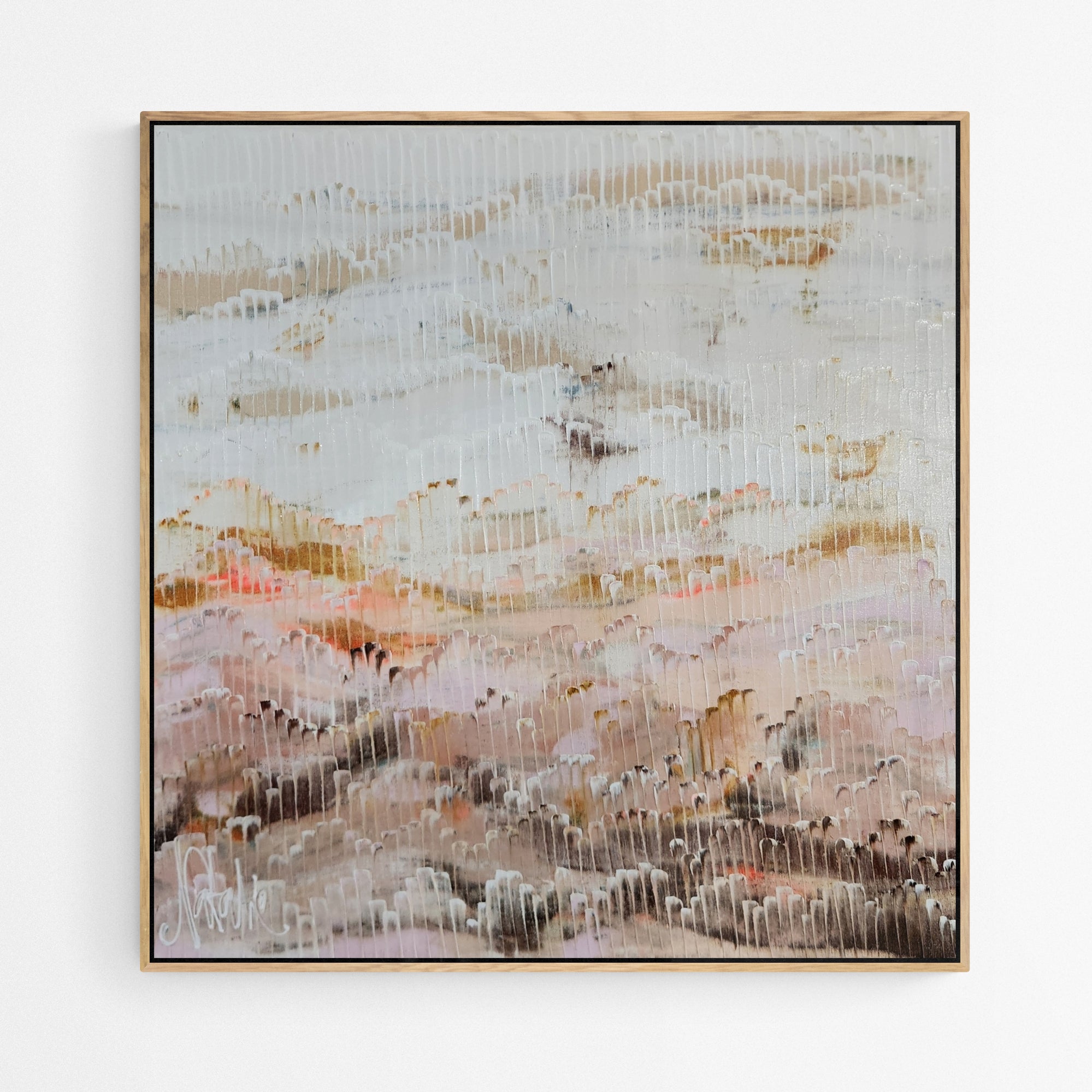 WE WILL NEVER WALK ALONE  | 76x76cm