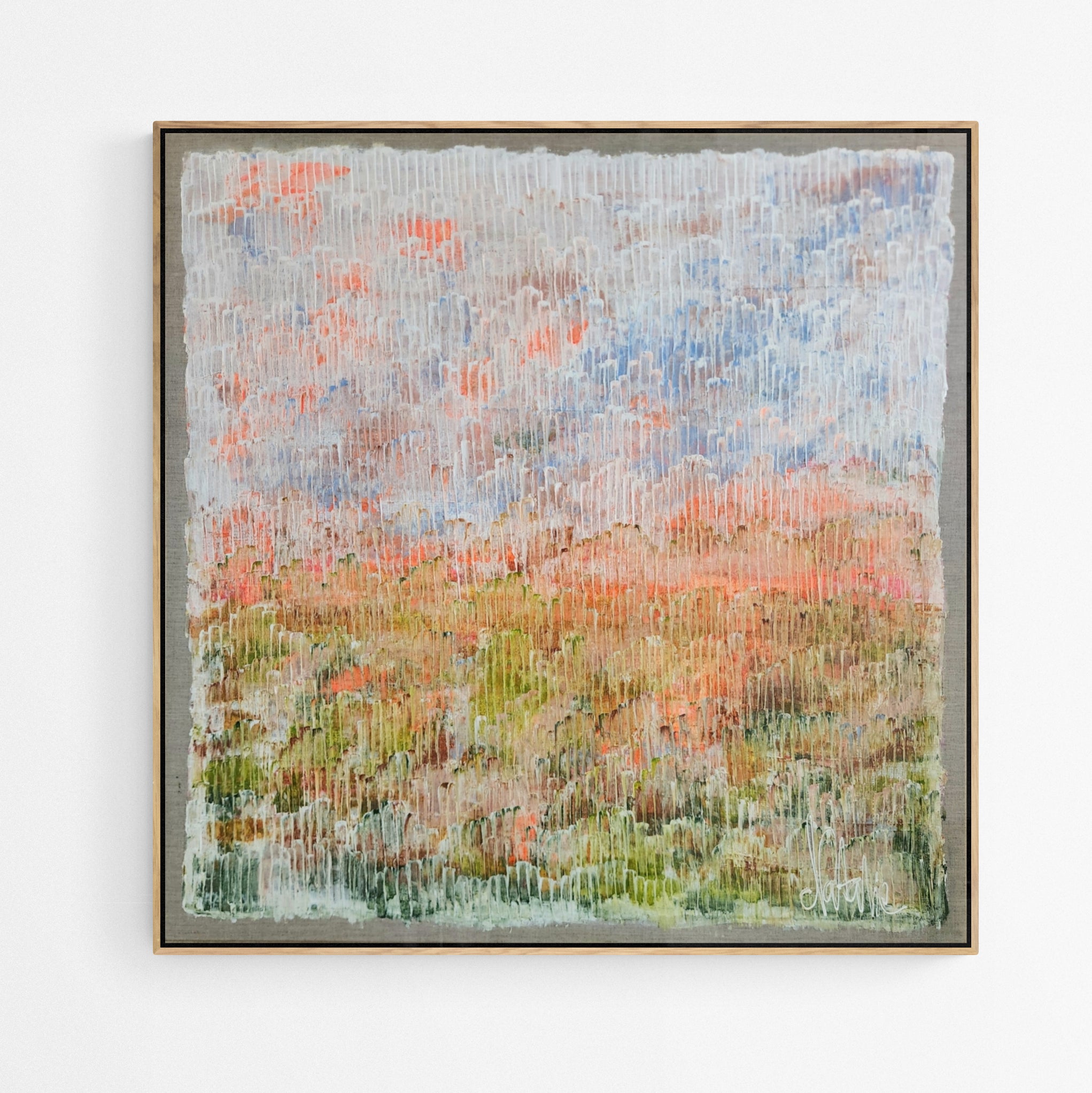 THE PRESENT MOMENT IS ALL YOU EVER HAVE | 101x101cm