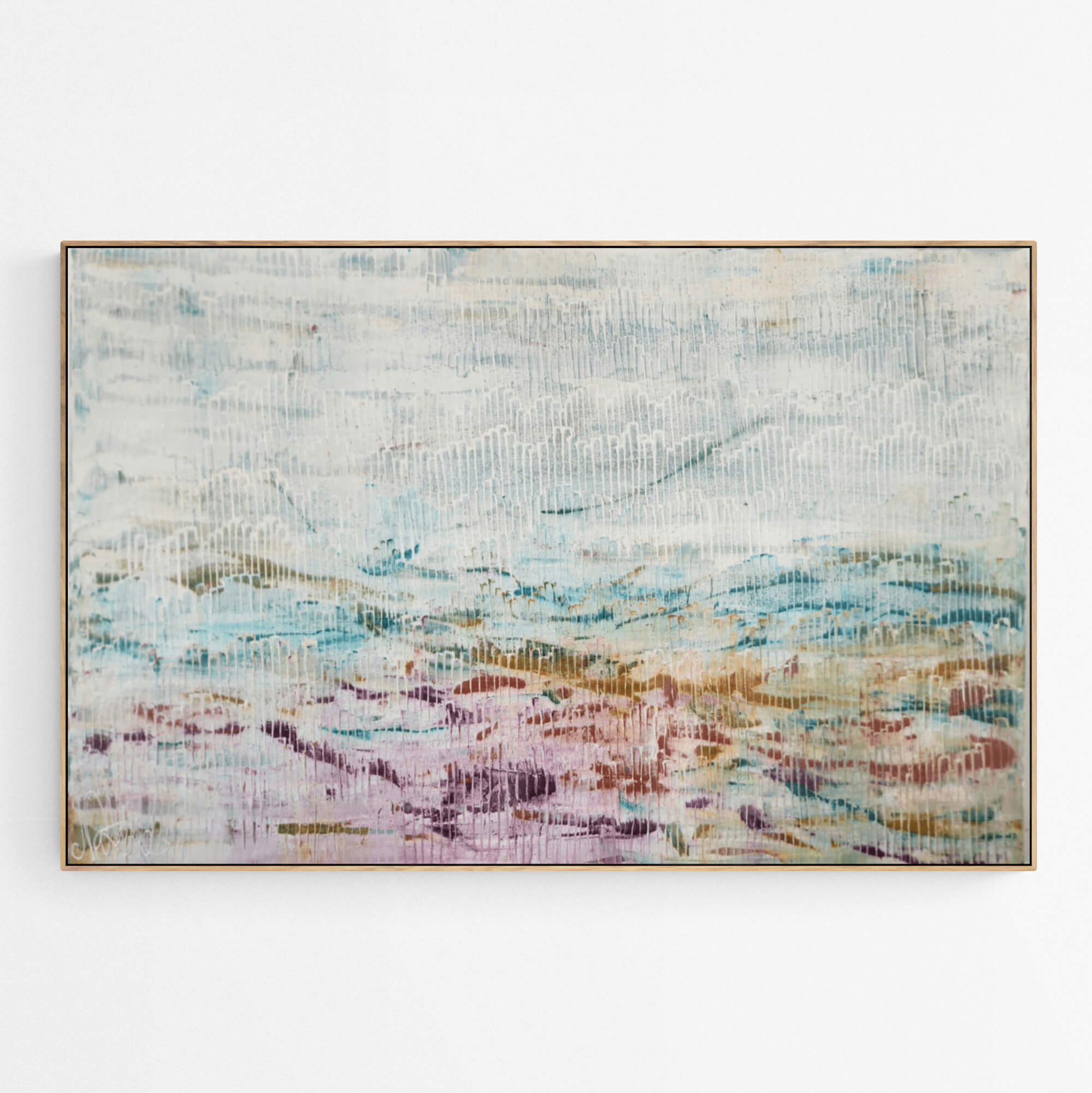 JUST LET GO AND EMBRACE YOURSELF | 152x101cm