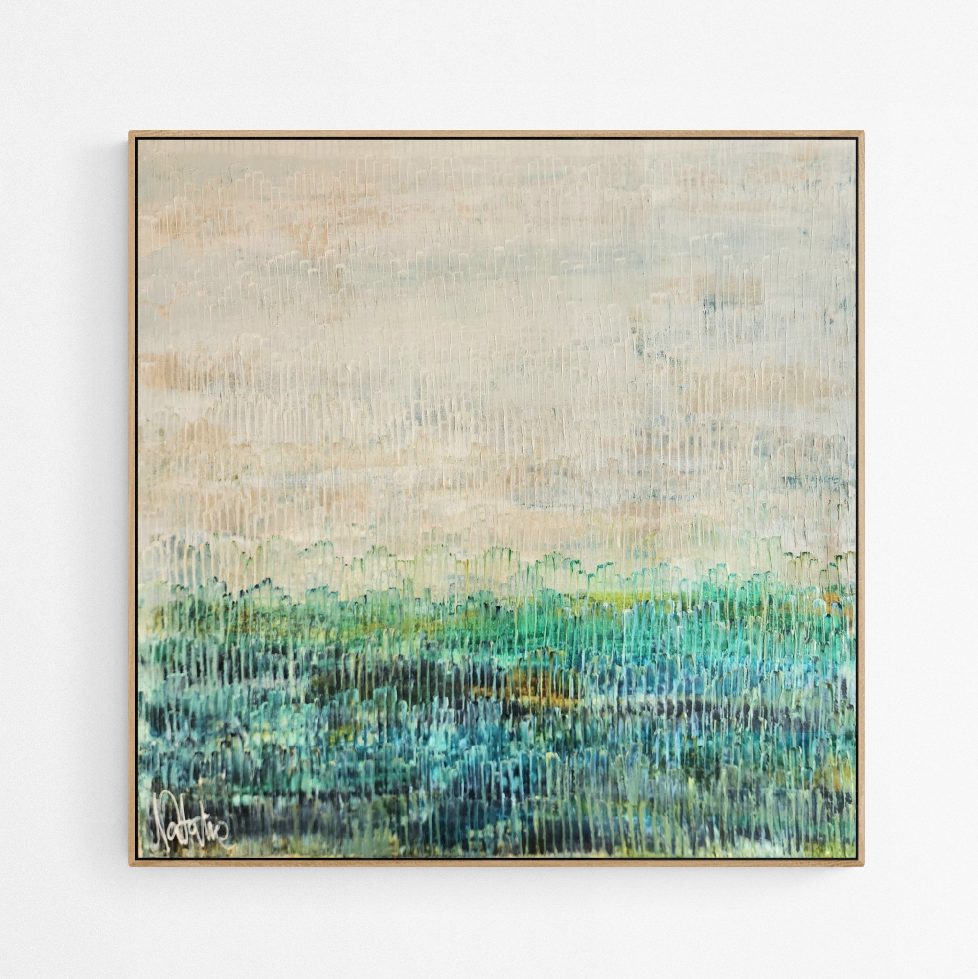 THE CALM ACROSS YOUR FACE | 101x101cm