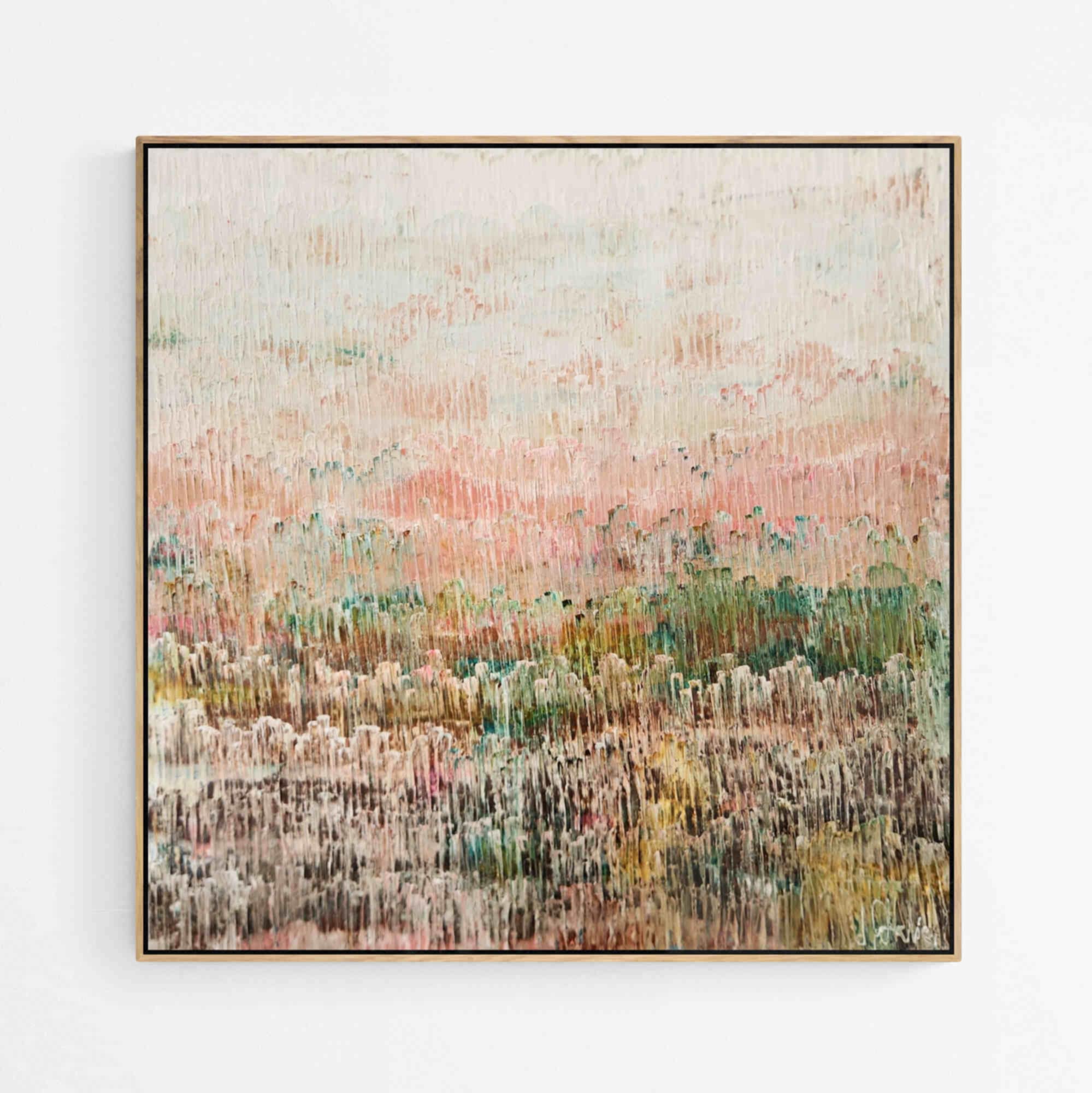 LEAN INTO ME | 101x101cm