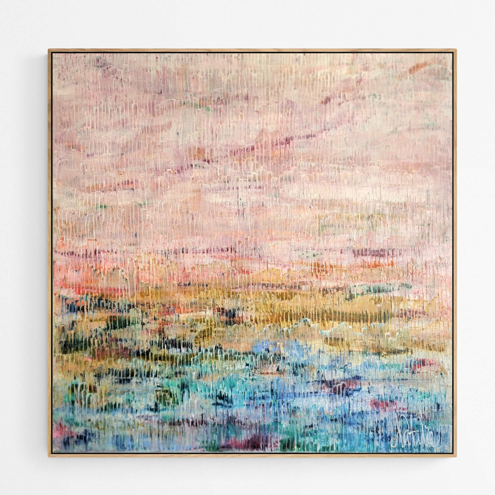 I SEE COLOURS EVERYWHERE | 122x122cm