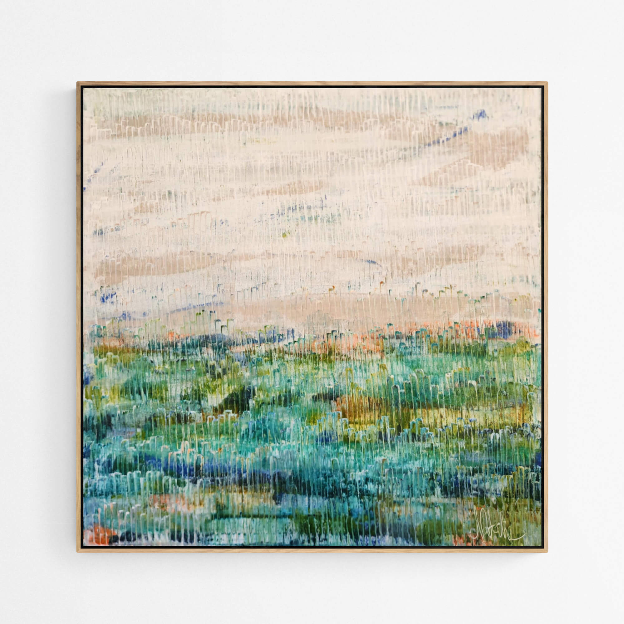 AND EXHALE | 101x101cm