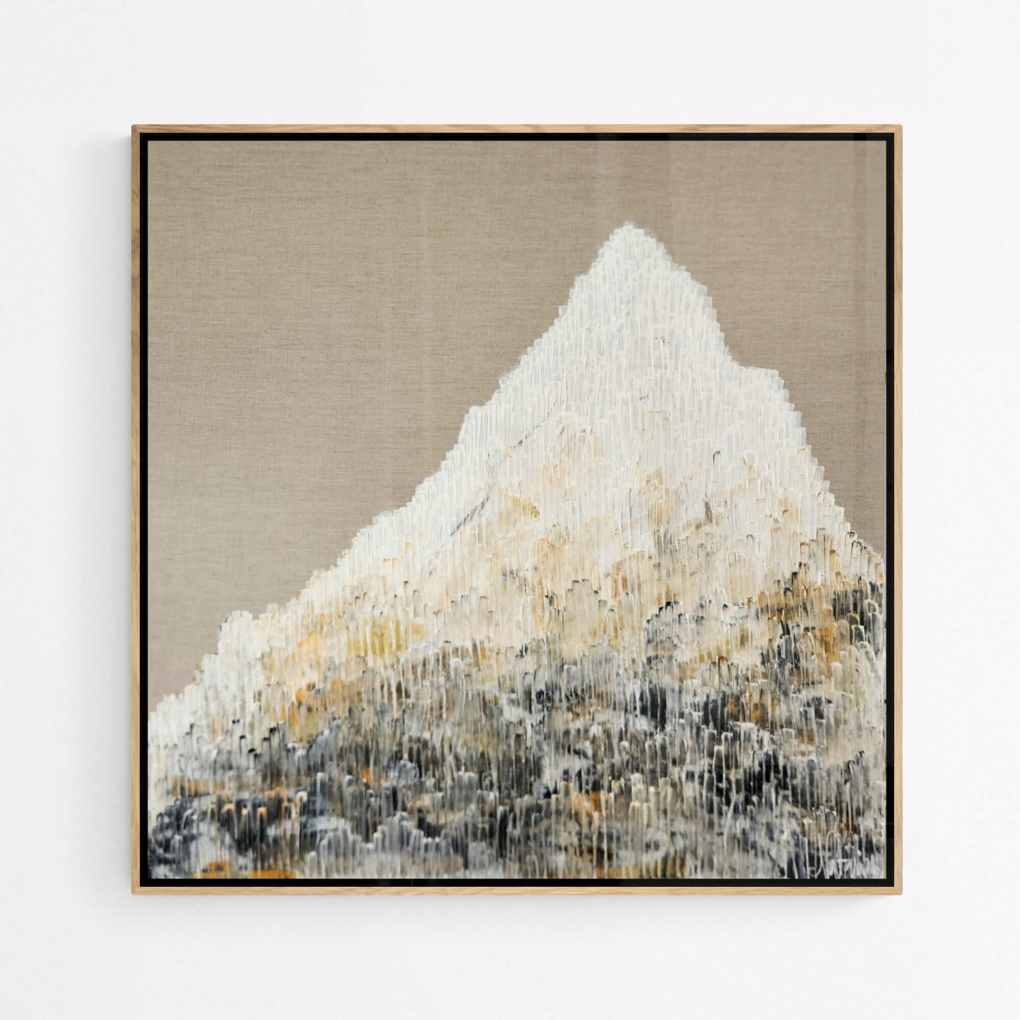WHERE SILENCE RISES | 101x101cm