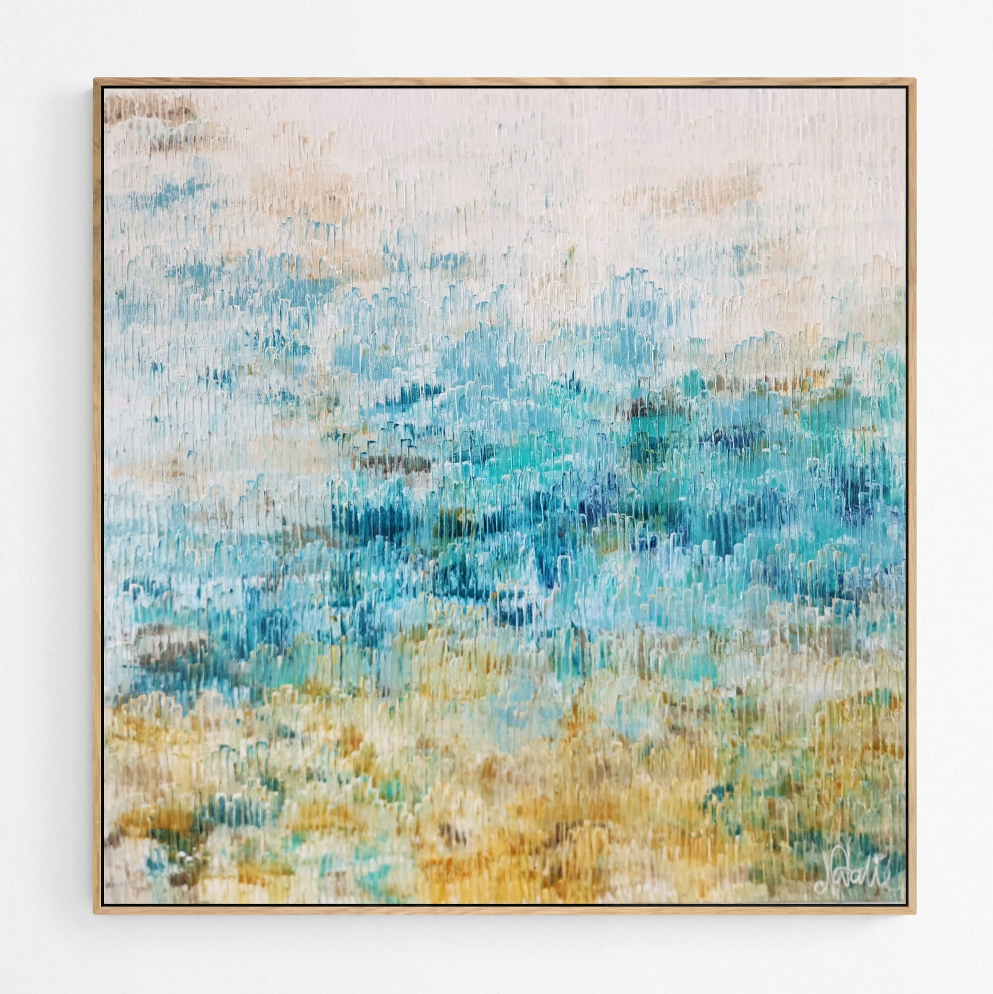 THE WORLD BECAME STILL | 122x122cm