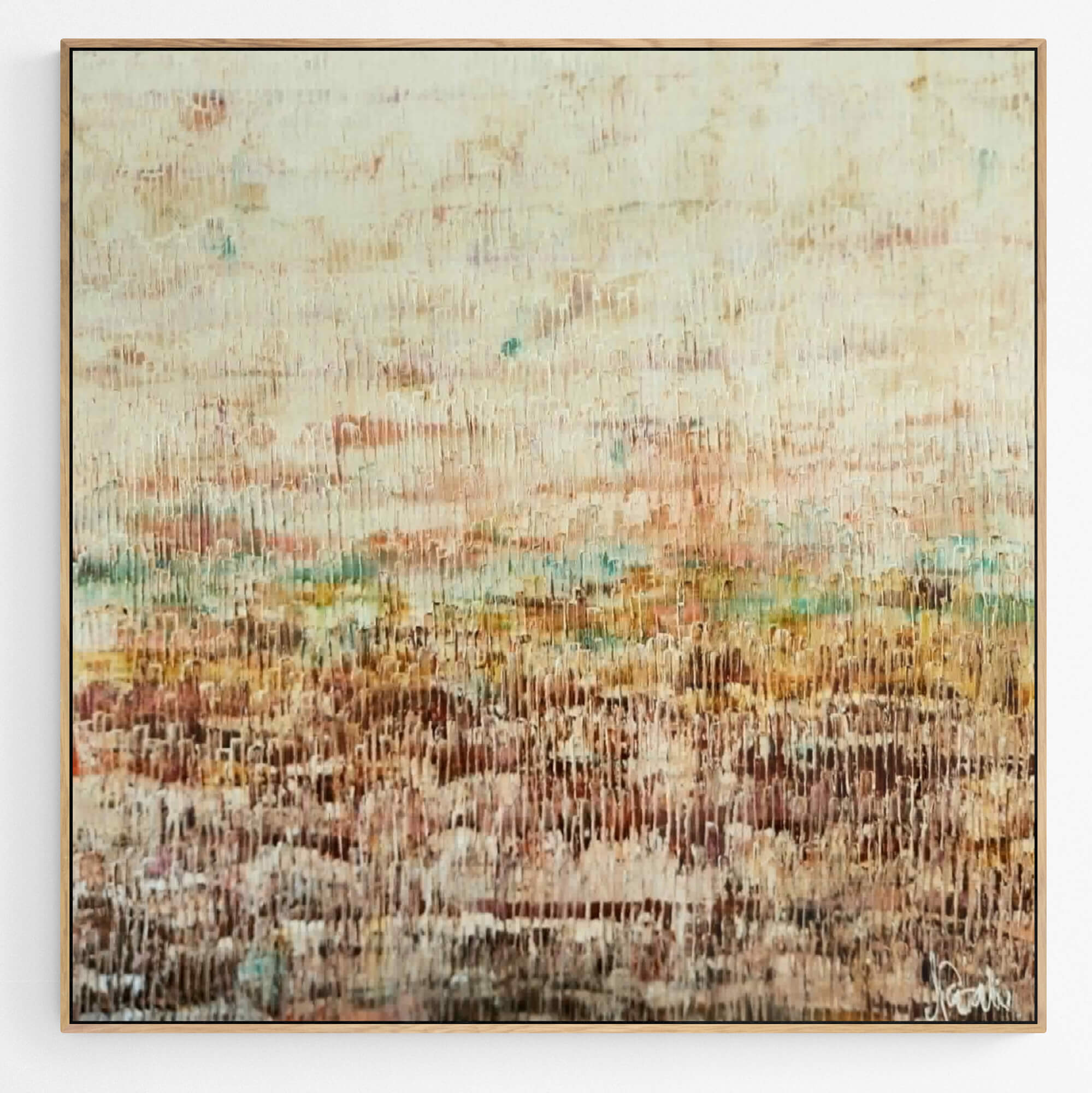 QUIET THE MIND, OPEN THE HEART | 122x122cm