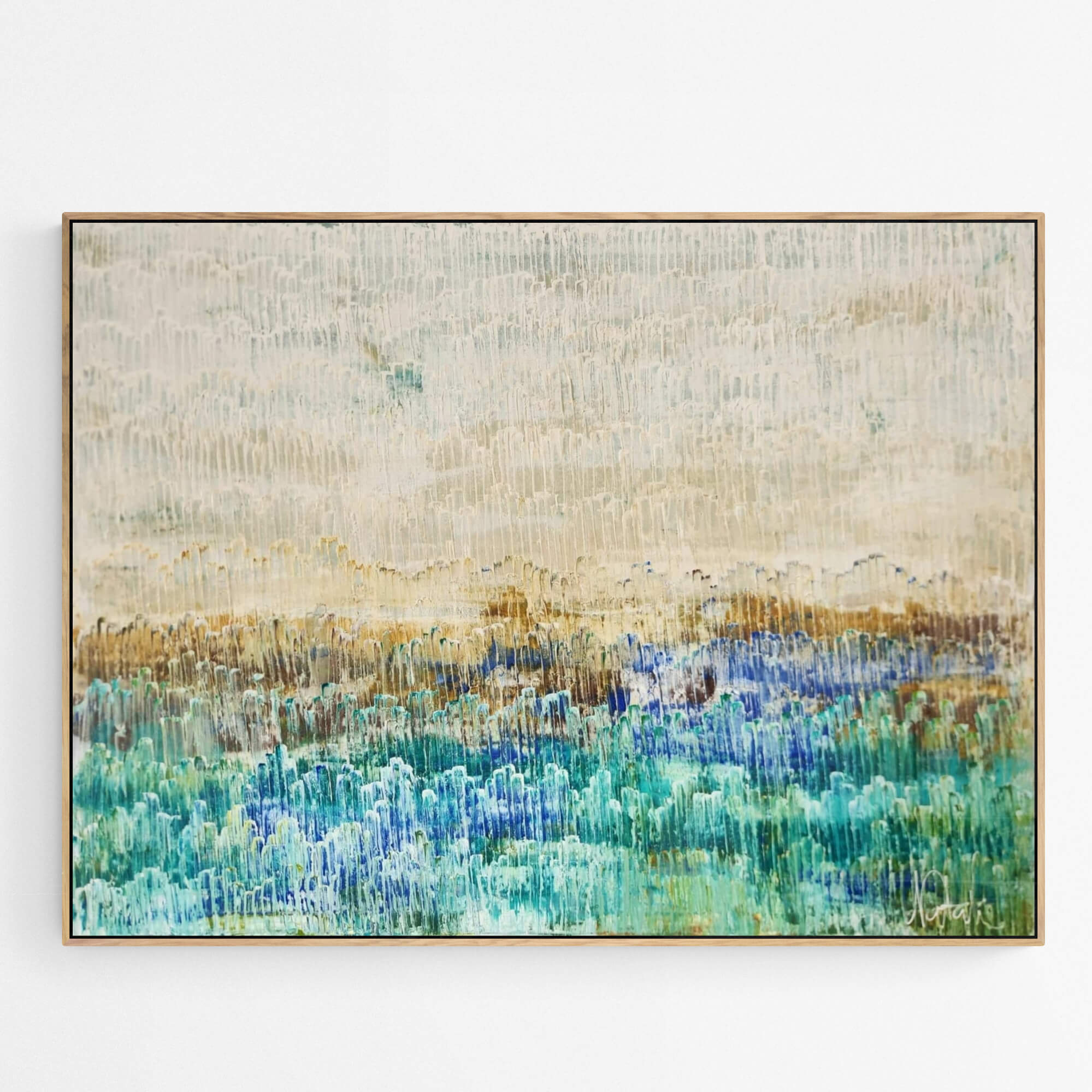 THE SEA HOLDS LIGHT| 122x91cm