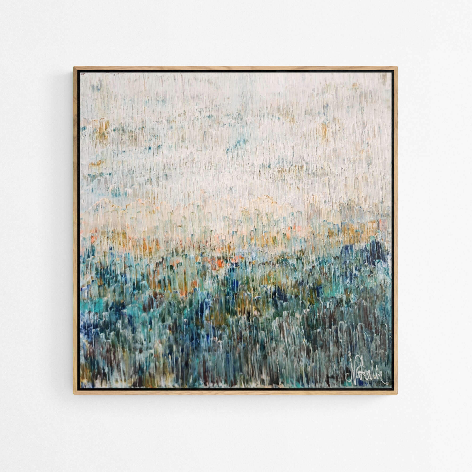 THE TIDE REMEMBERS | 76x76cm