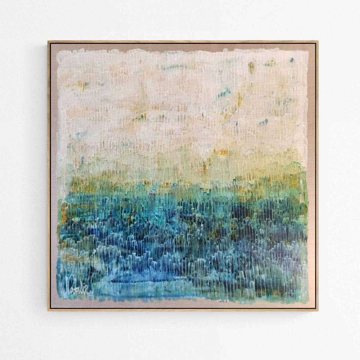 COMING UP FOR AIR | 101x101cm