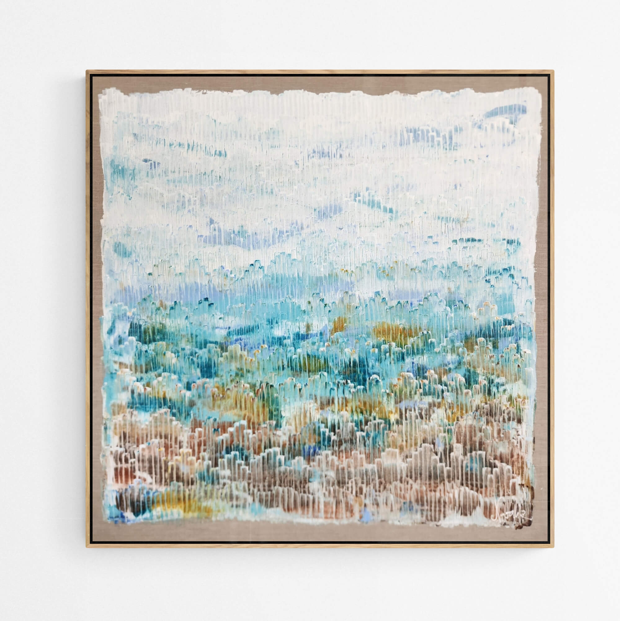 BREATH ME IN, THE AIR I AM | 101x101cm