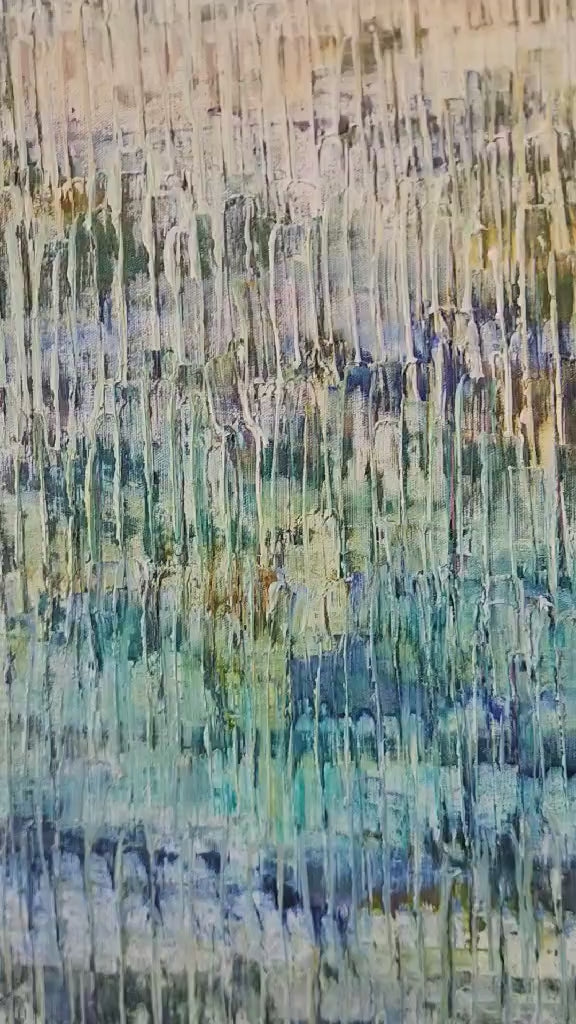 Load video: AND THEN THE MOON WHISPERED | 152X101cm