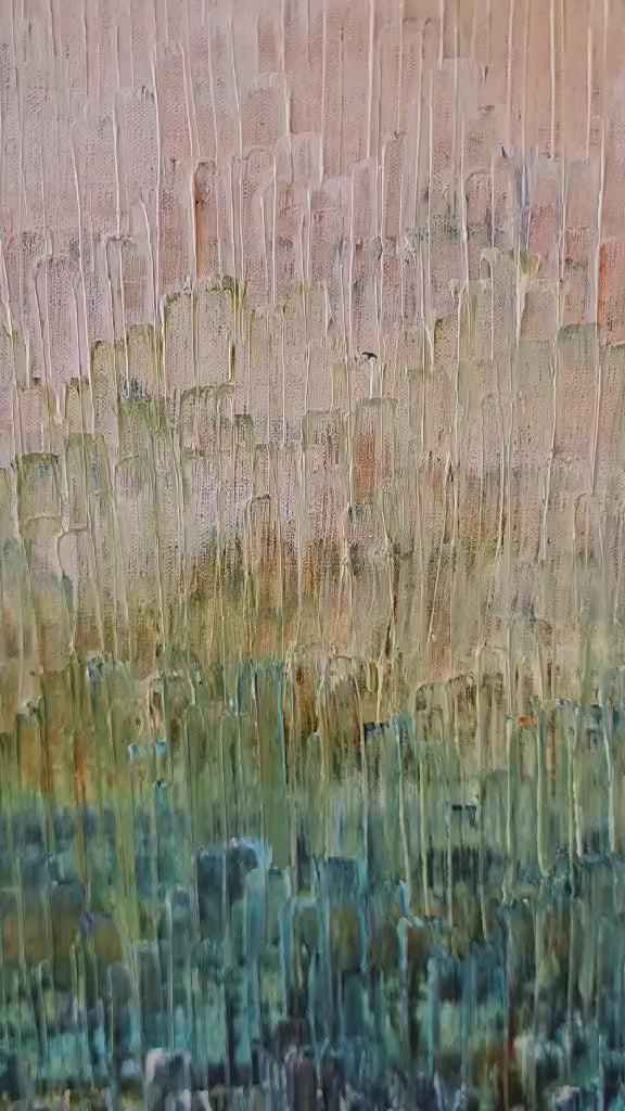 Load video: COMING UP FOR AIR | 101x101cm