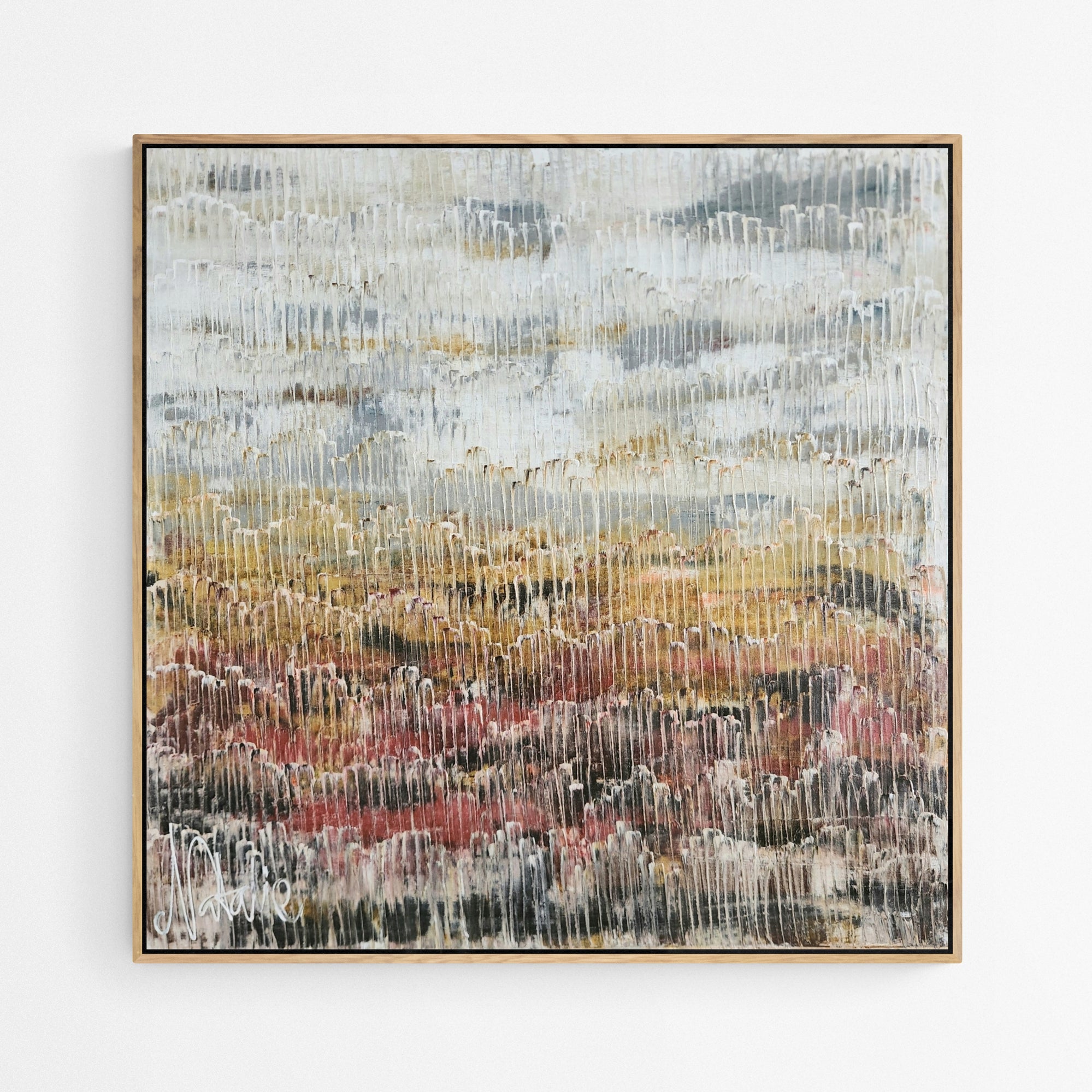 RAIN CLOUDS | 76x76cm