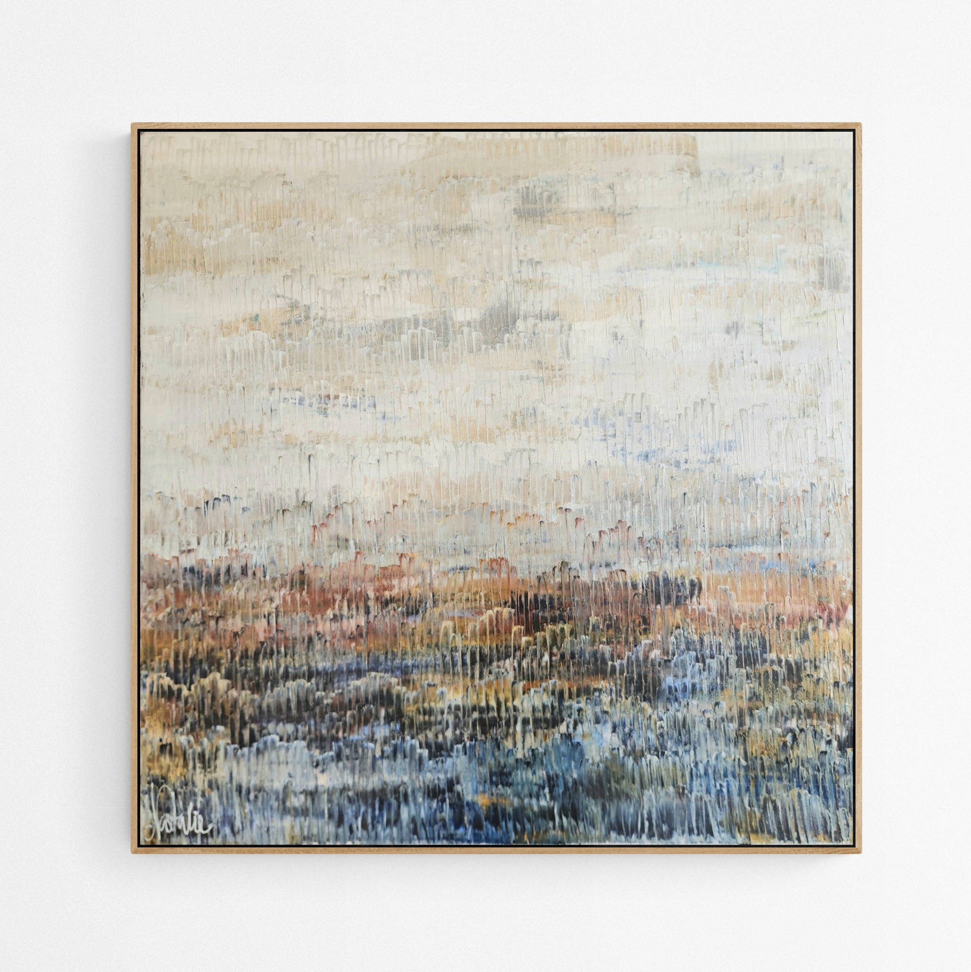 TAKE A BREATH AND STEEP | 101x101cm