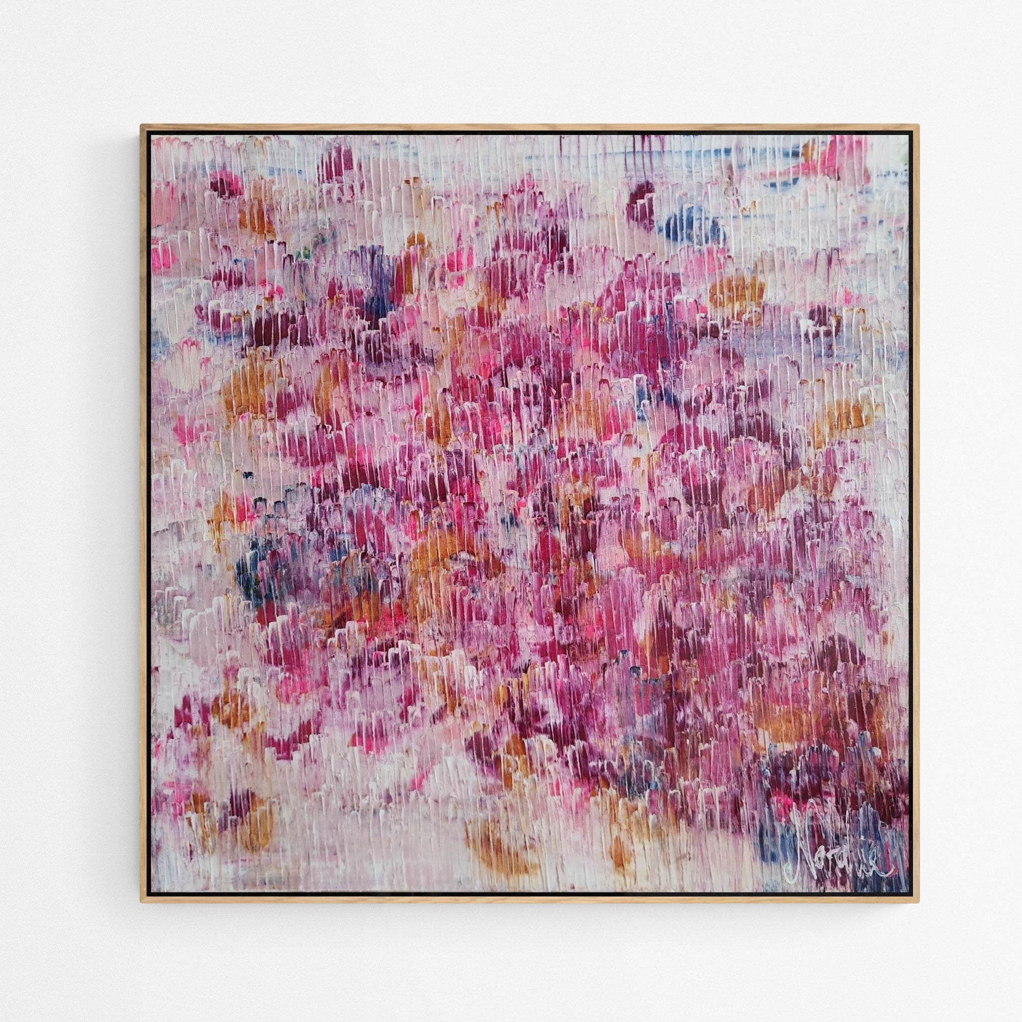 JUST KEEP YOUR EYES ON ME | 101x101cm