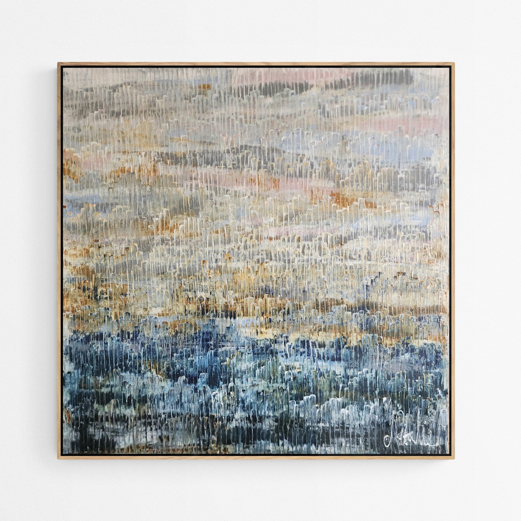 SILVER ORBIT | 101x101cm