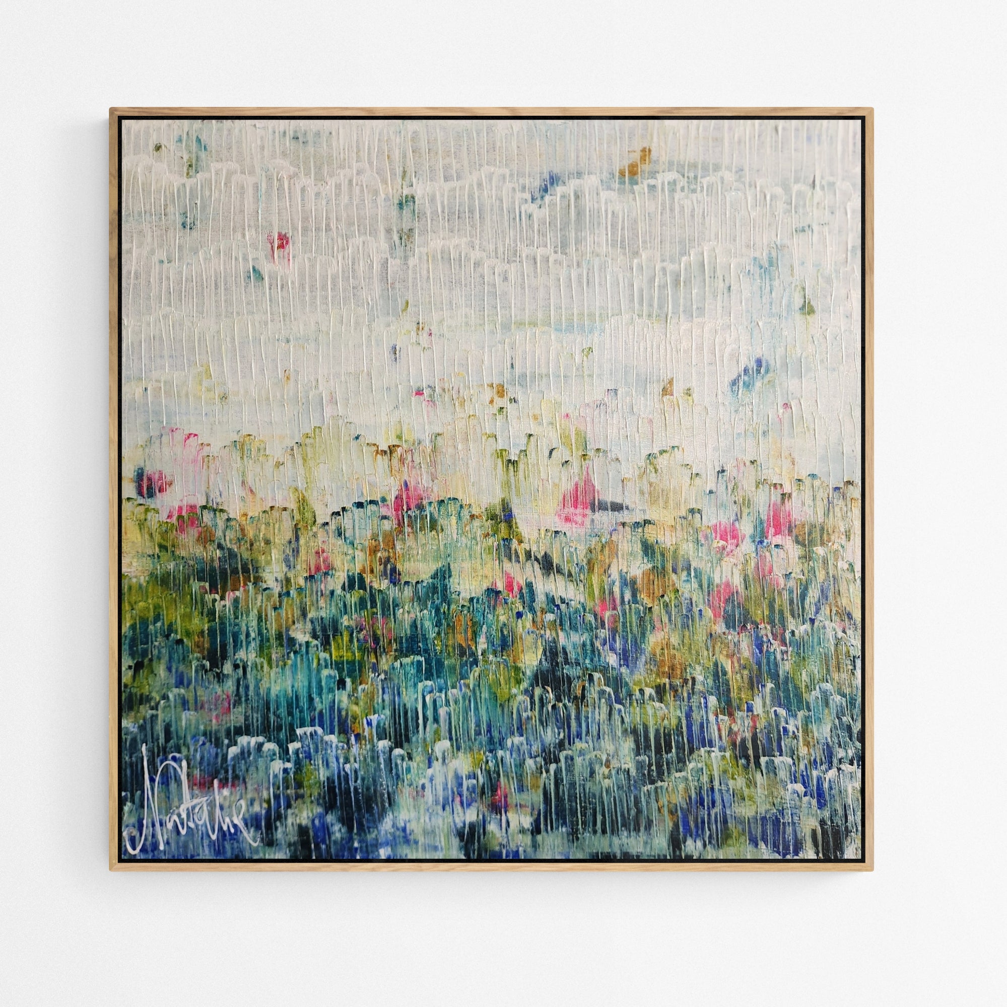 SHE DELIVERS | 76x76cm